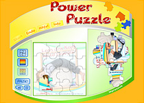Screenshot [Power Puzzle] | www.medizin-fuer-kids.de