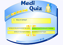 Screenshot [MediQuiz] | www.medizin-fuer-kids.de